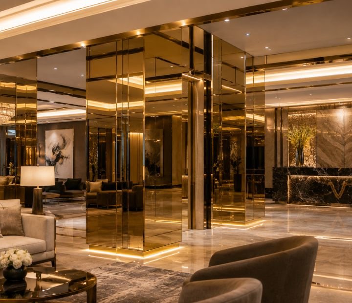 Hotel stainless steel sheet application