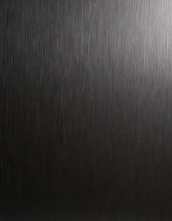Black PVD coated stainless steel sheet