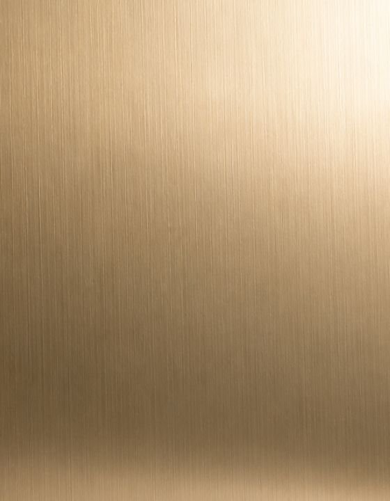 Champagne Gold PVD coated stainless steel sheet