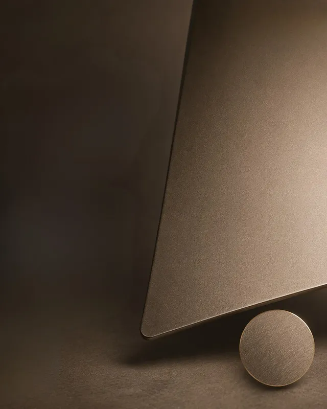 Bronze matte stainless steel sheet