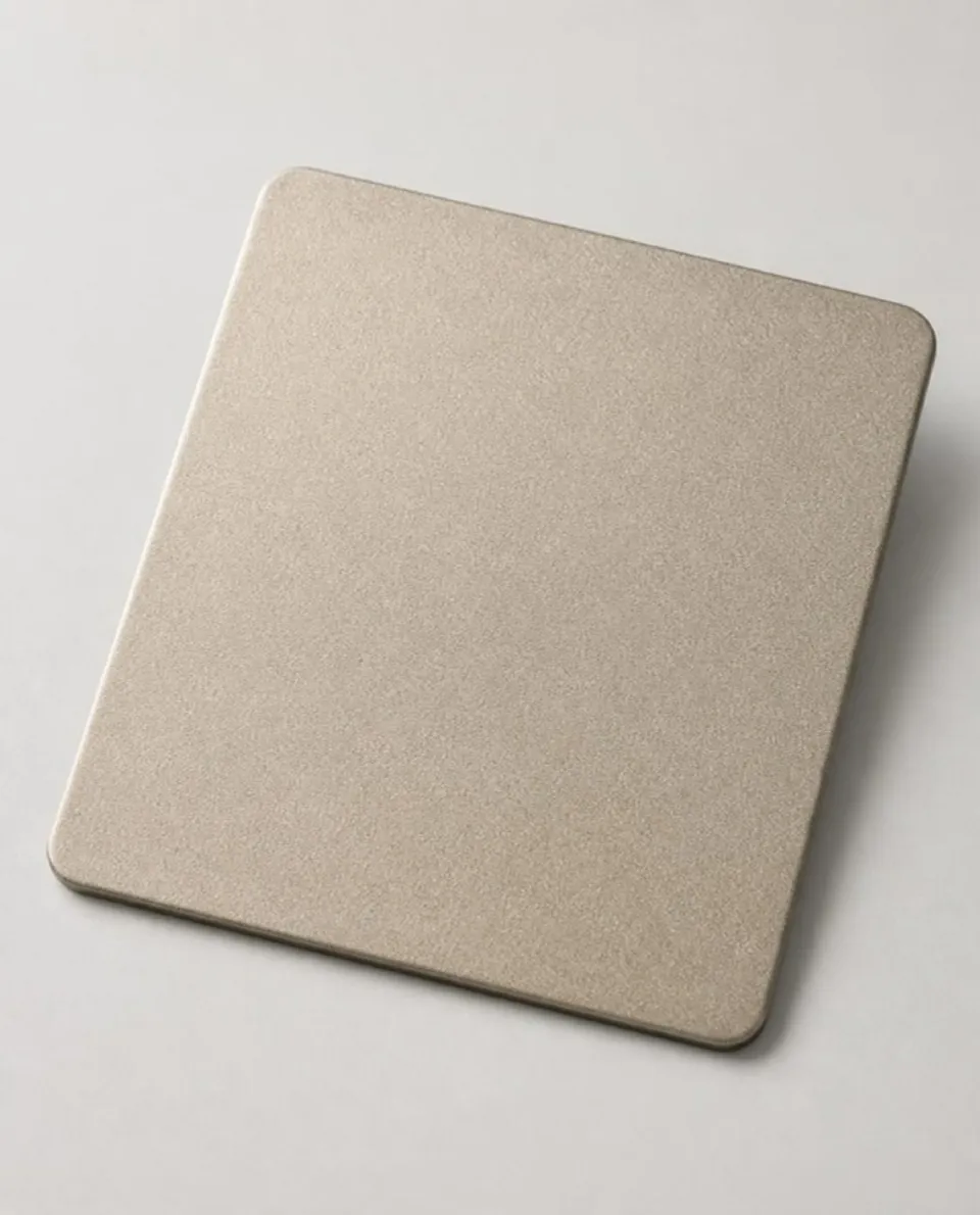 Champagne Gold Bead Blast stainless steel sheet