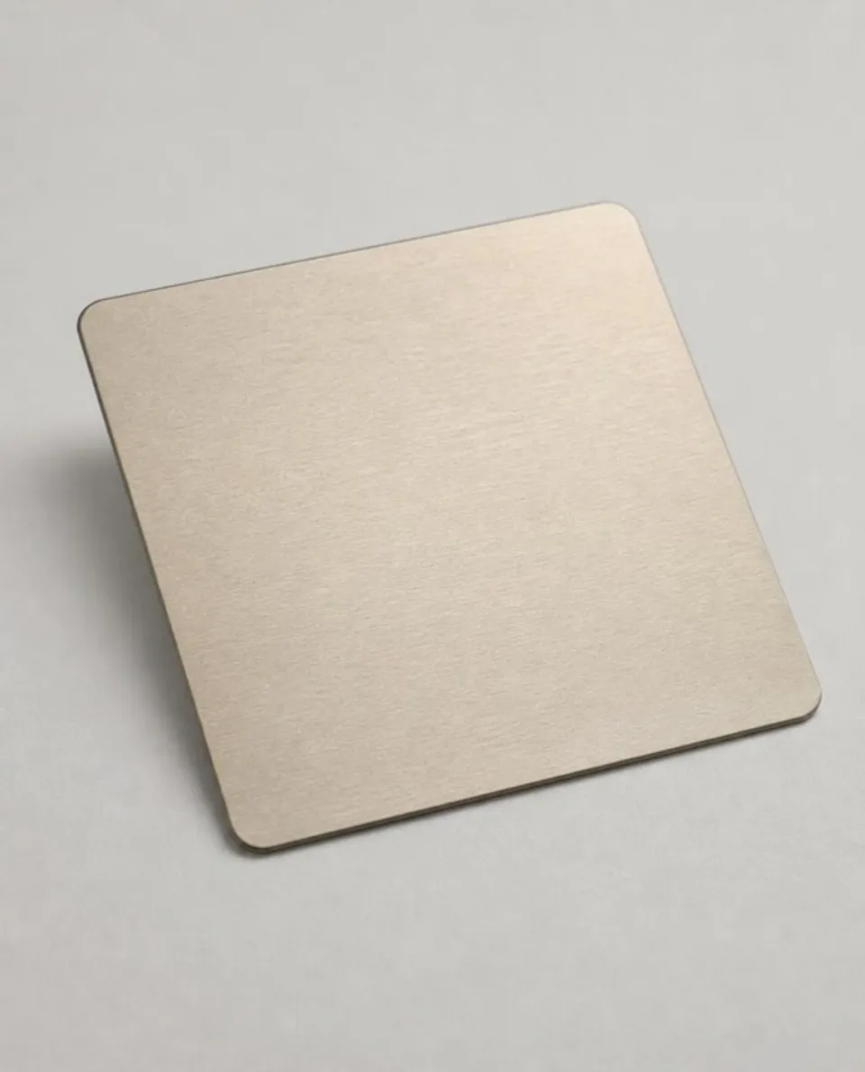 No.4 Matte stainless steel finish