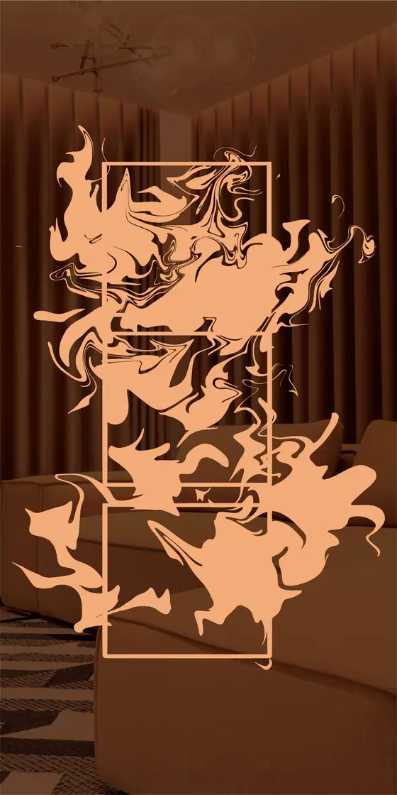 Etched design No. 420 in Rose Gold