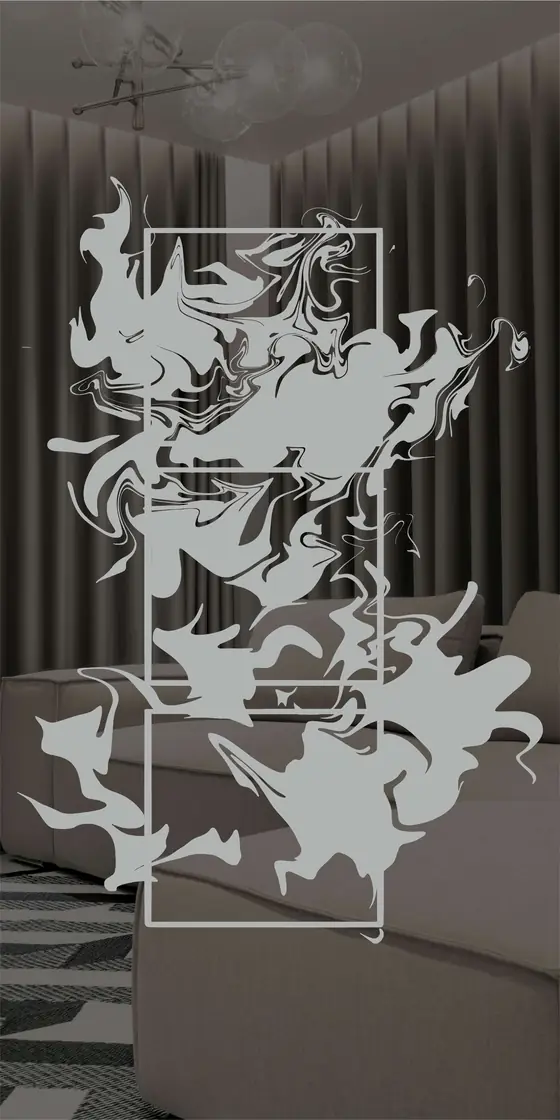 Etched design No. 420 in Silver