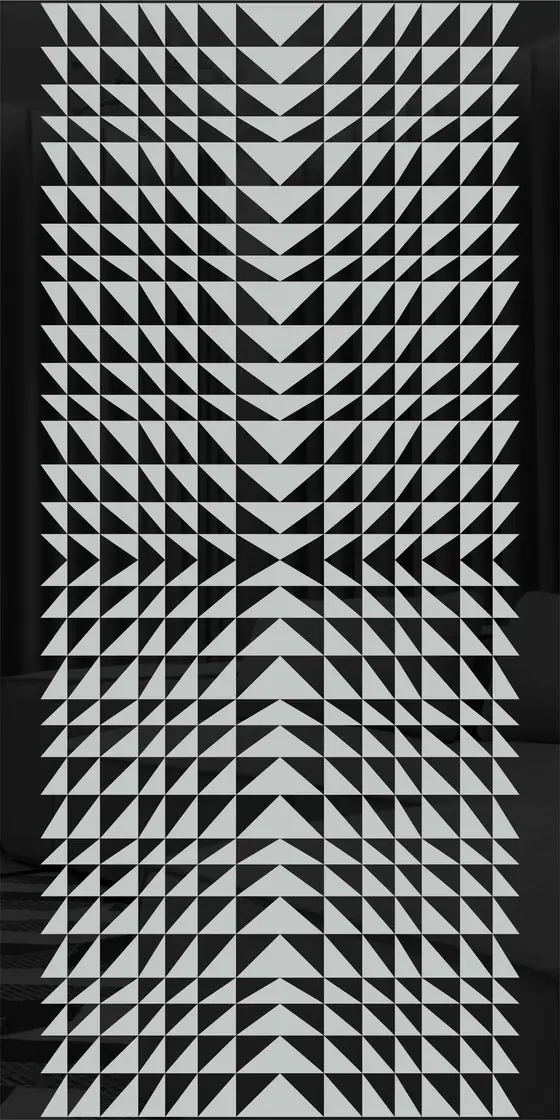 Etched design No. 421 in Black