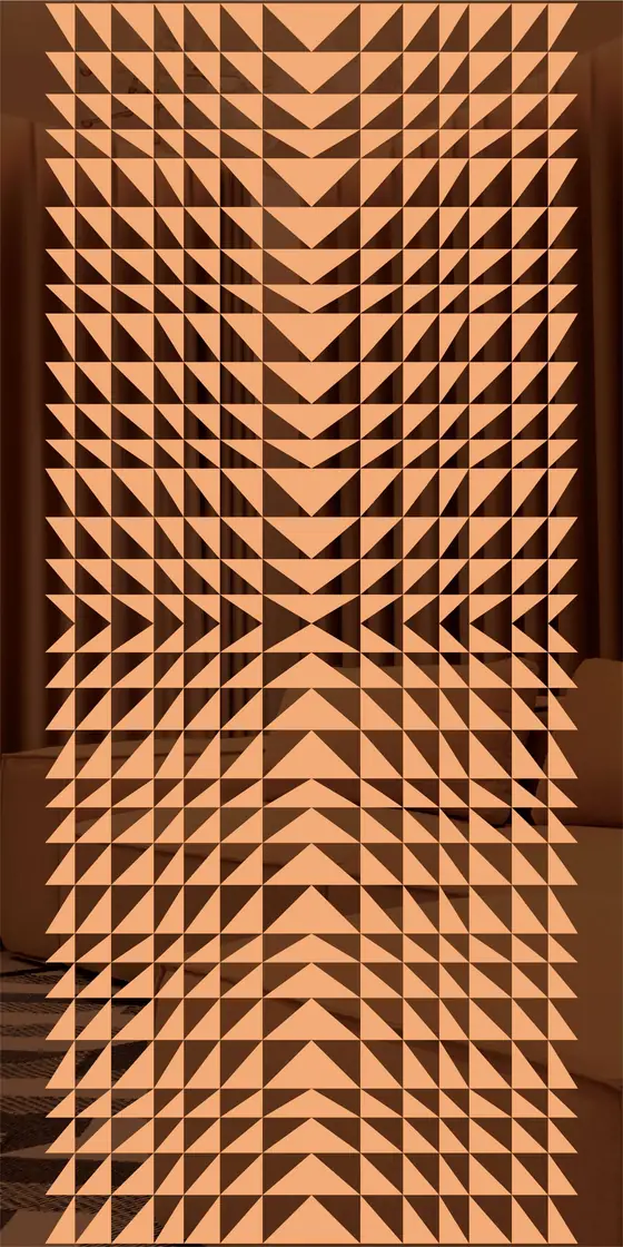 Etched design No. 421 in Rose Gold