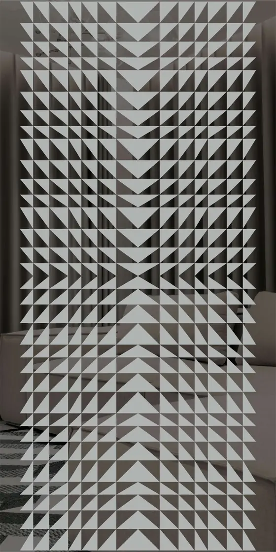 Etched design No. 421 in Silver