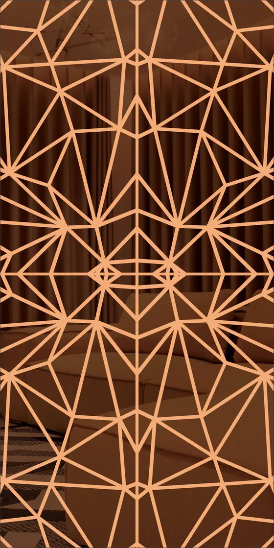 Etched design No. 422 in Rose Gold