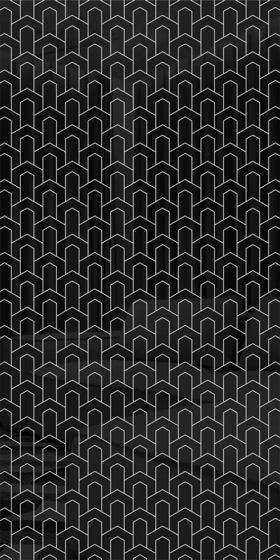 Etched design No. 423 in Black