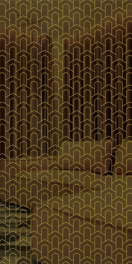 Etched design No. 423 in Gold
