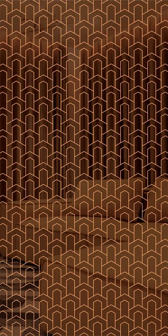 Etched design No. 423 in Rose Gold