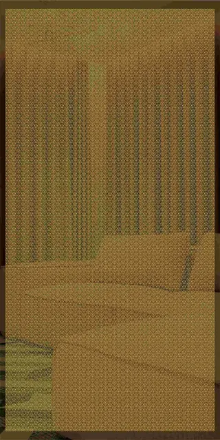 Etched stainless steel design No. 424, gold preview