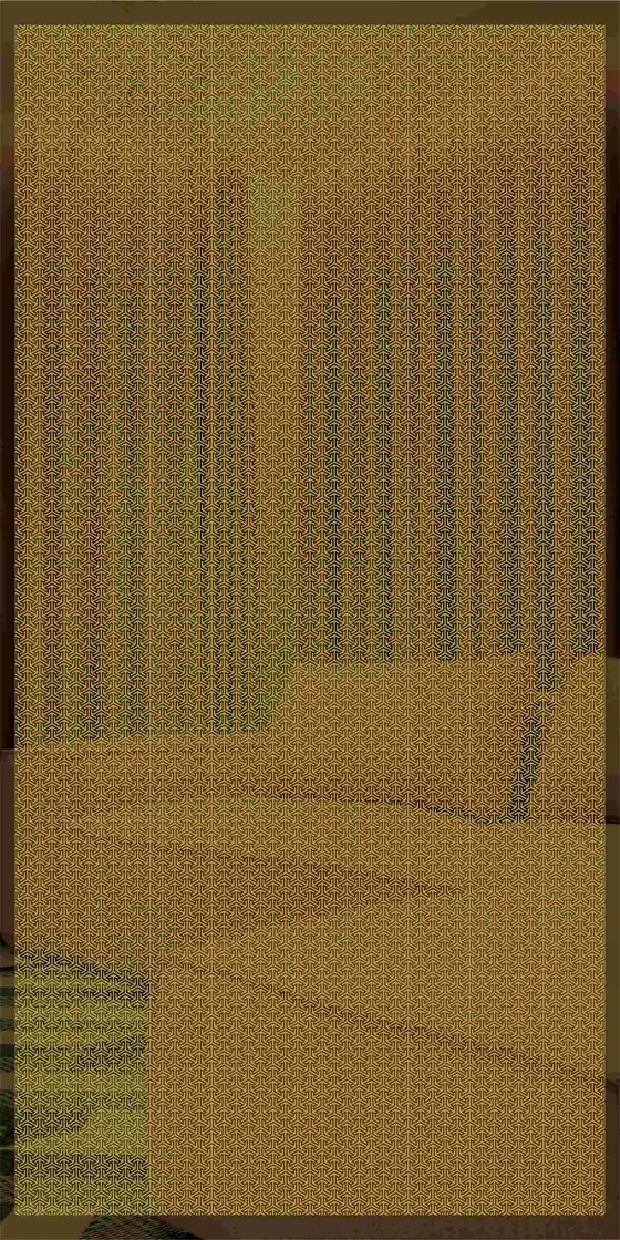 Etched design No. 424 in Gold