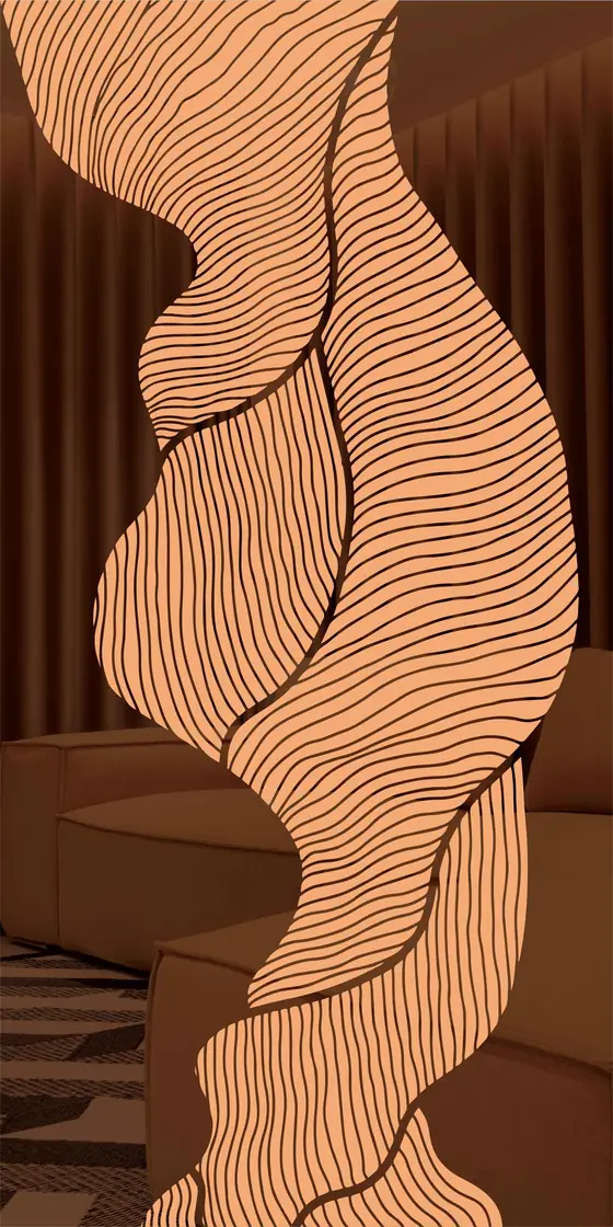 Etched design No. 425 in Rose Gold