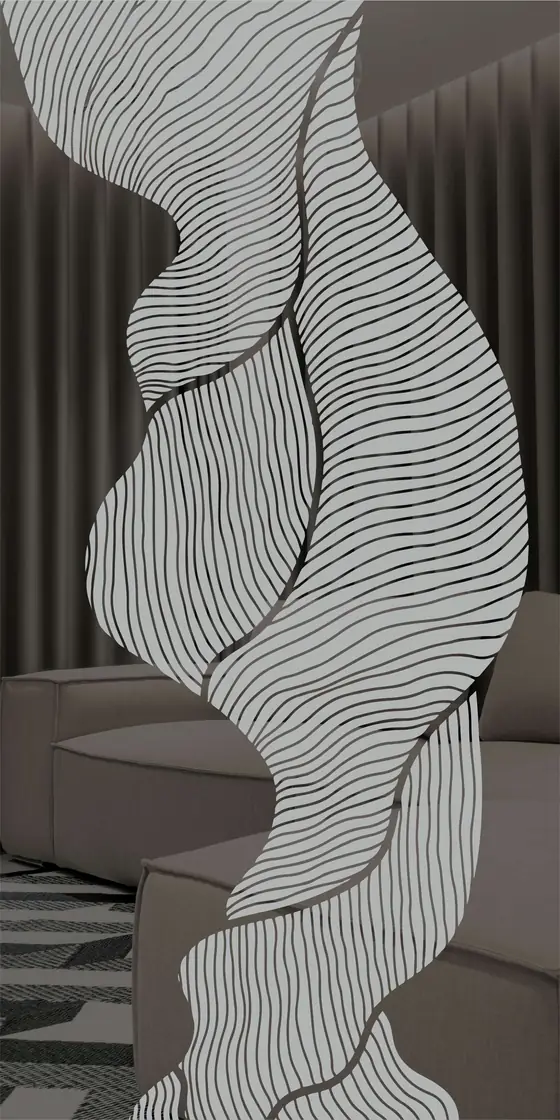 Etched design No. 425 in Silver