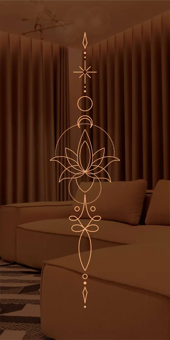 Etched design No. 427 in Rose Gold