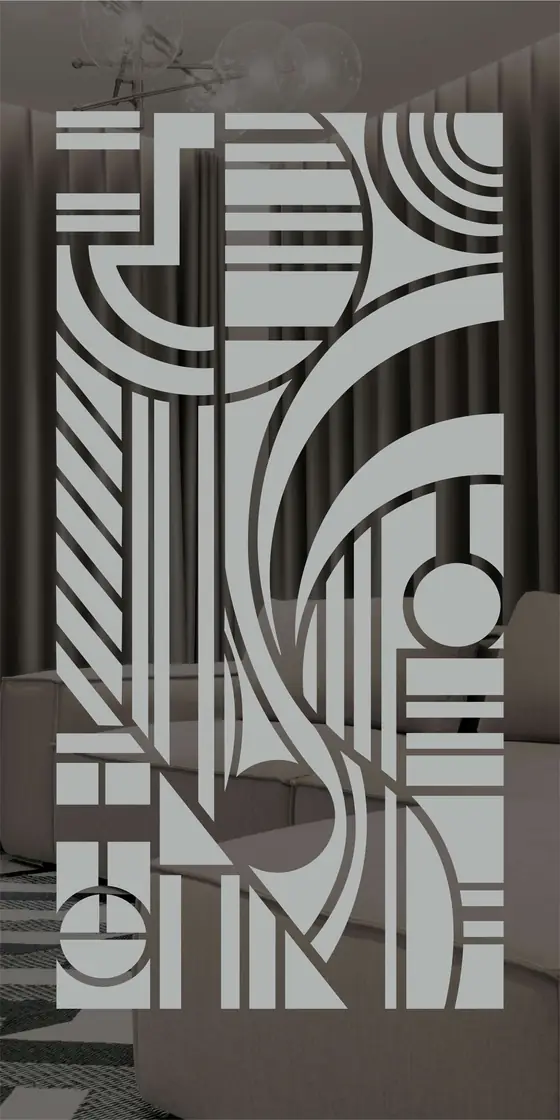 Etched design No. 429 in Silver
