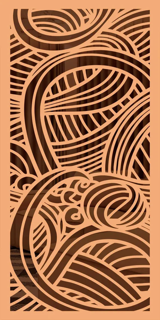 Etched design No. 430 in Rose Gold