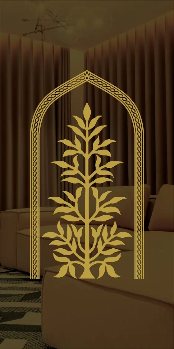 Etched design No. 431 in Gold