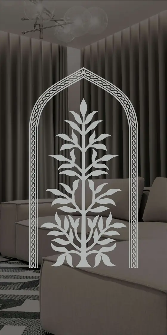 Etched design No. 431 in Silver