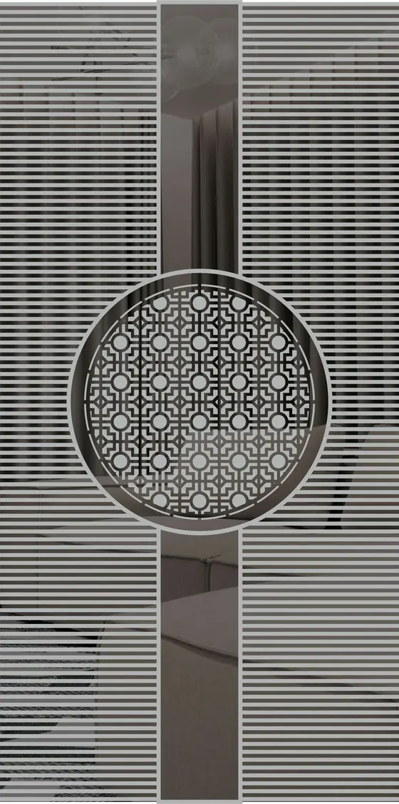 Etched design No. 432 in Silver
