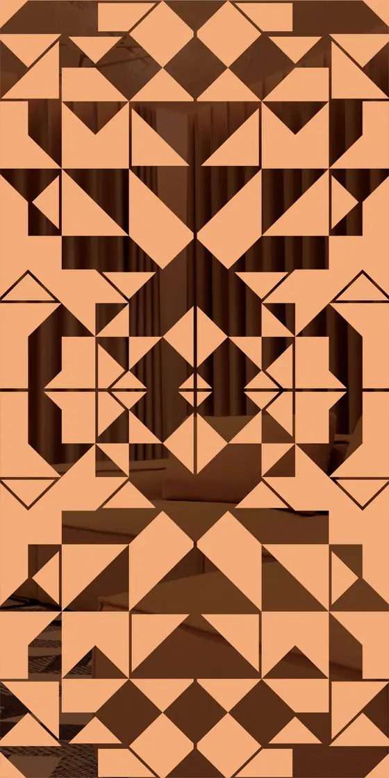 Etched design No. 433 in Rose Gold