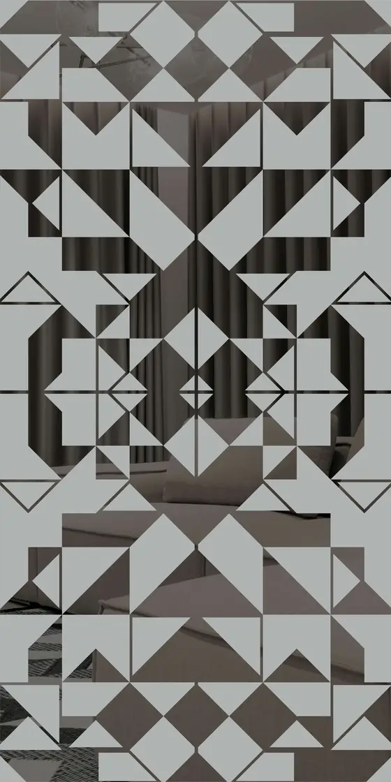 Etched design No. 433 in Silver