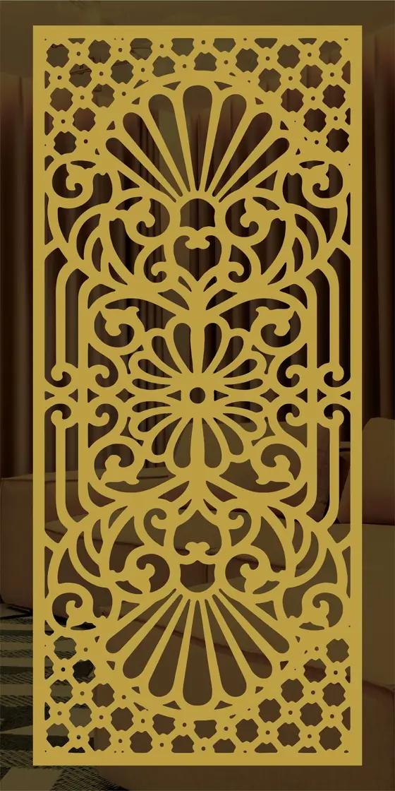 Etched design No. 434 in Gold