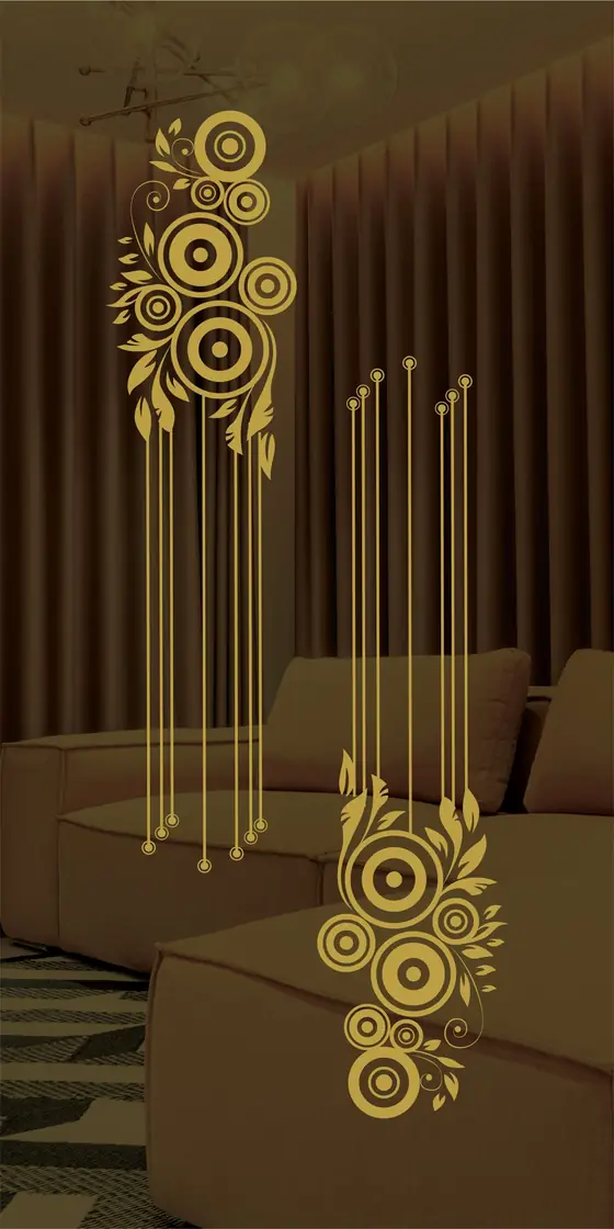 Etched design No. 435 in Gold