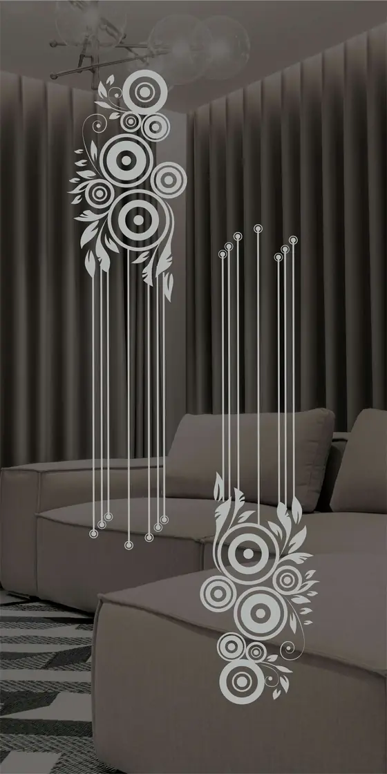 Etched design No. 435 in Silver