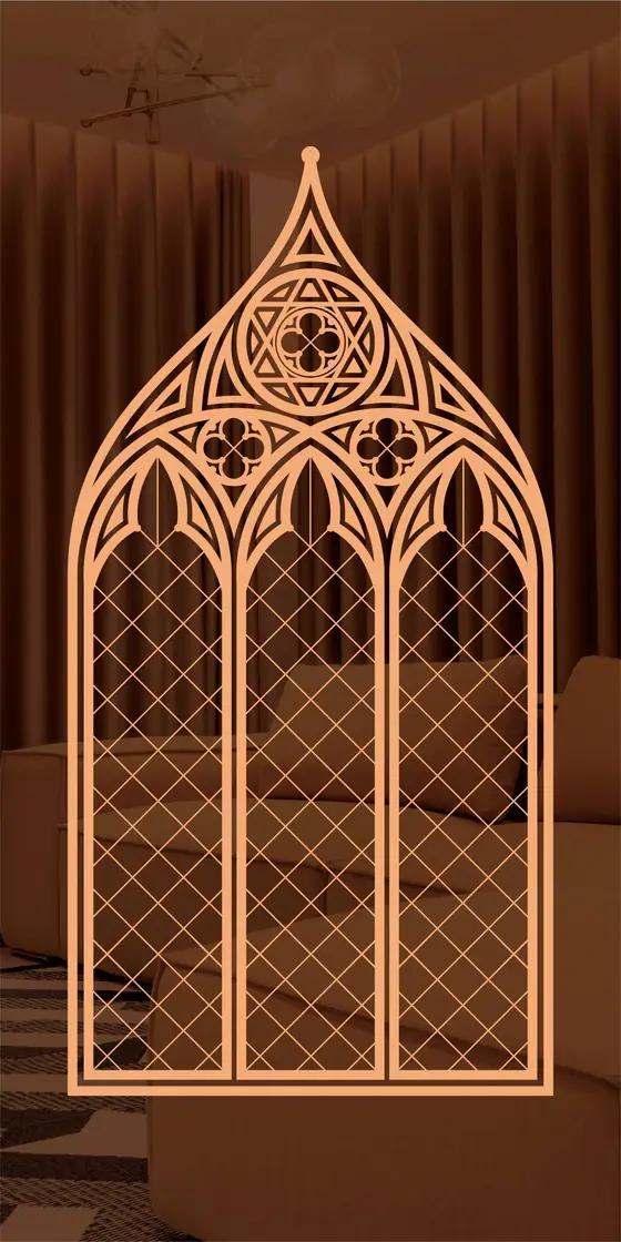 Etched design No. 436 in Rose Gold