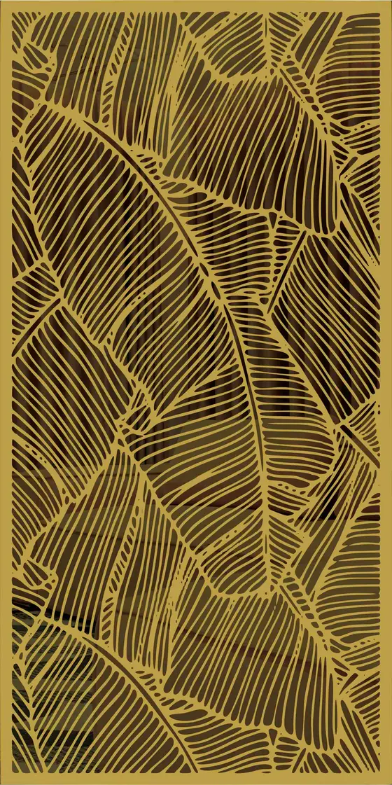 Etched design No. 439 in Gold
