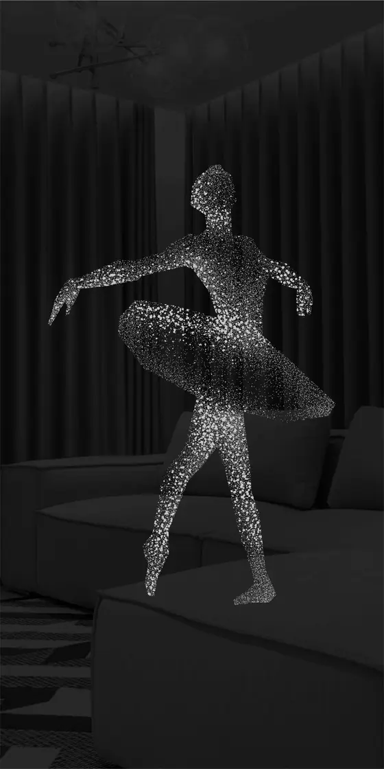 Etched design No. 441 in Black