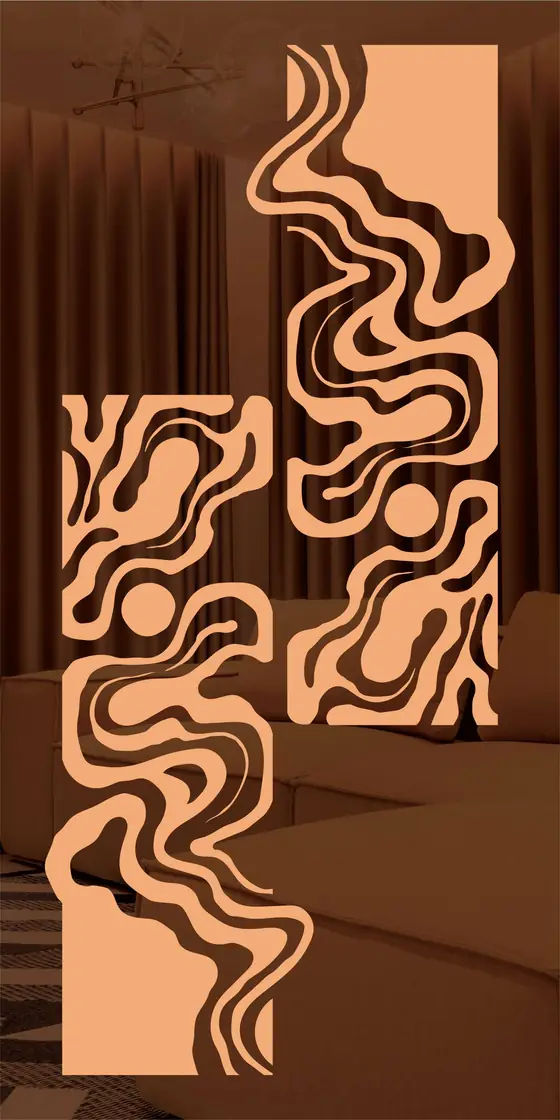 Etched design No. 444 in Rose Gold
