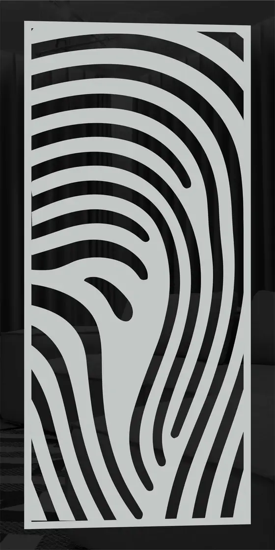 Etched design No. 447 in Black
