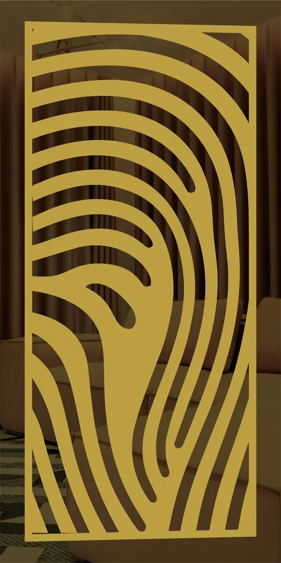 Etched design No. 447 in Gold