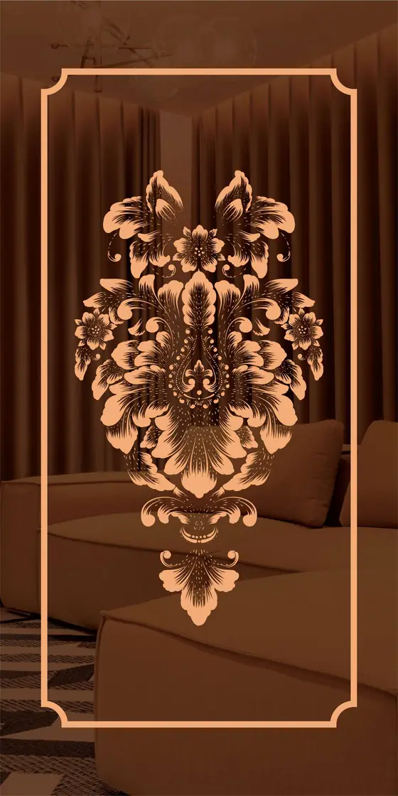Etched design No. 449 in Rose Gold