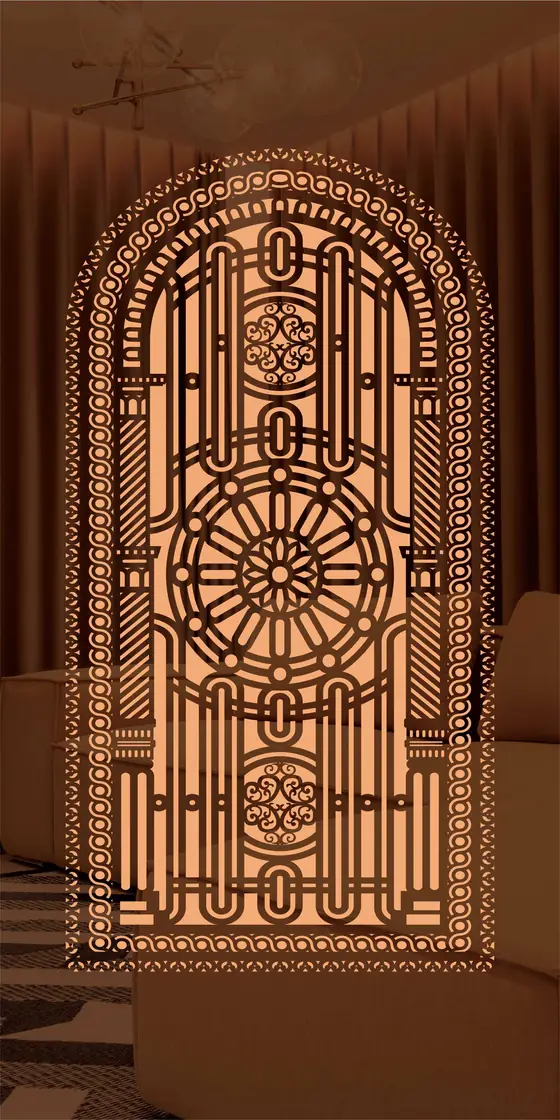 Etched design No. 450 in Rose Gold