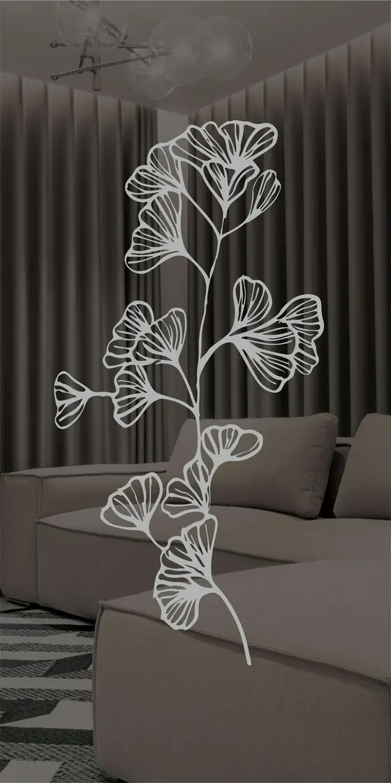 Etched design No. 451 in Silver