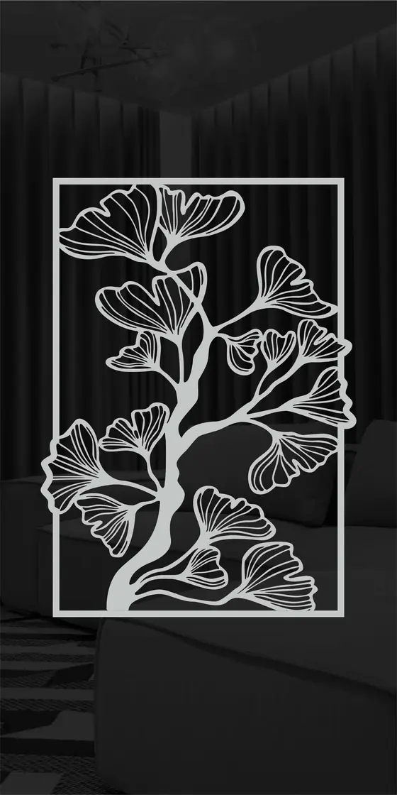 Etched design No. 452 in Black