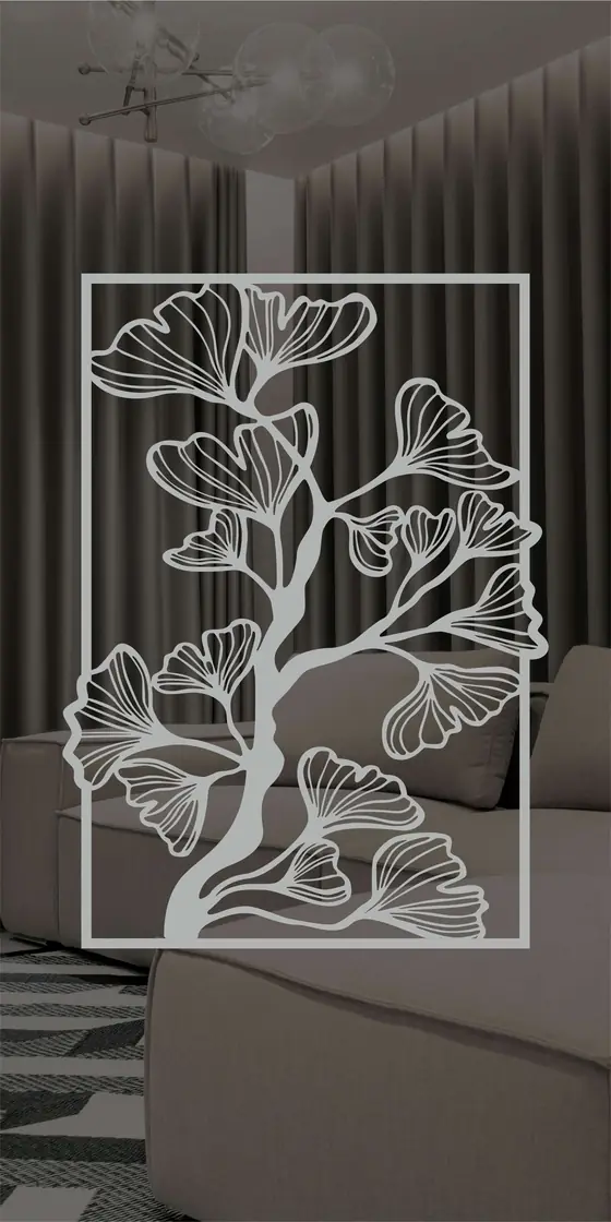 Etched design No. 452 in Silver