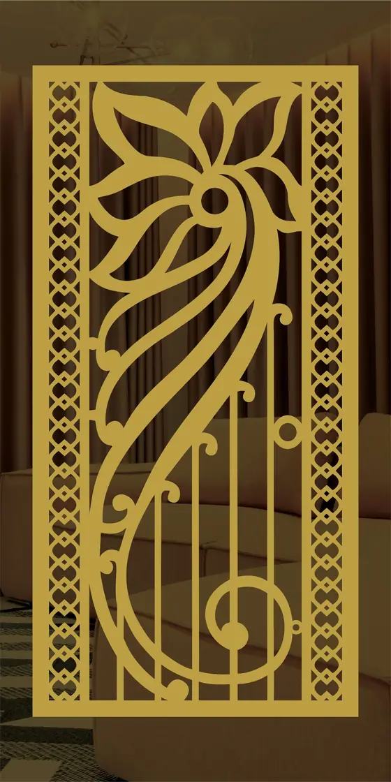 Etched design No. 453 in Gold