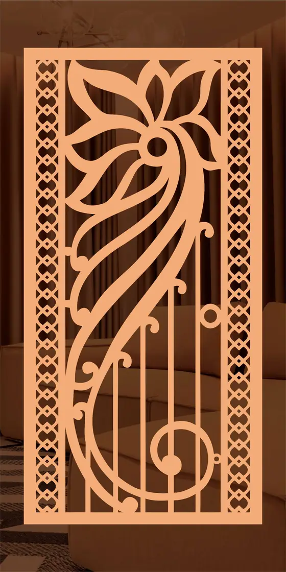 Etched design No. 453 in Rose Gold