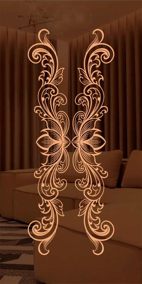 Etched design No. 457 in Rose Gold