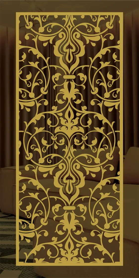 Etched design No. 460 in Gold