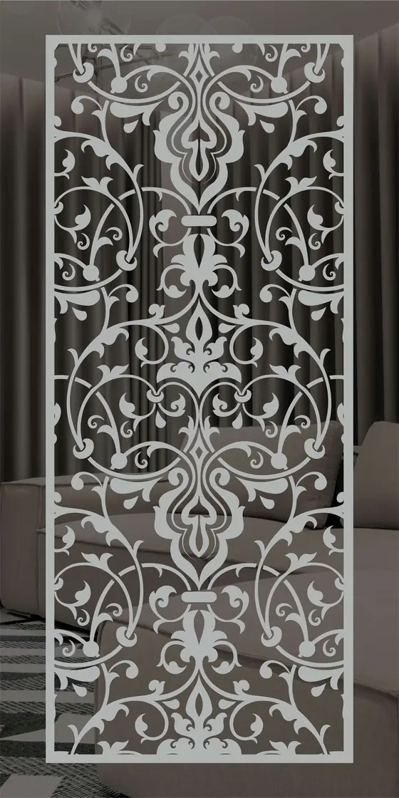 Etched design No. 460 in Silver
