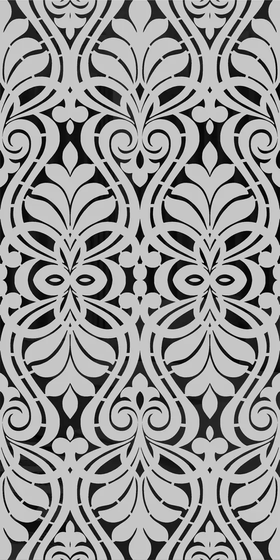 Etched design No. 461 in Black