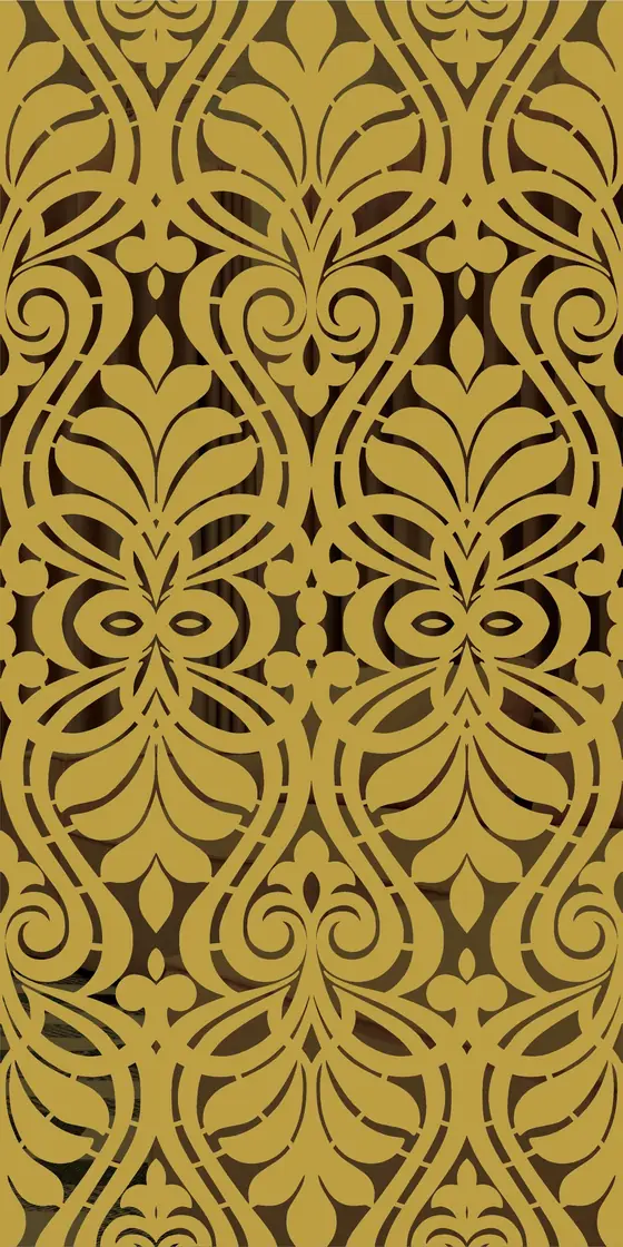 Etched design No. 461 in Gold