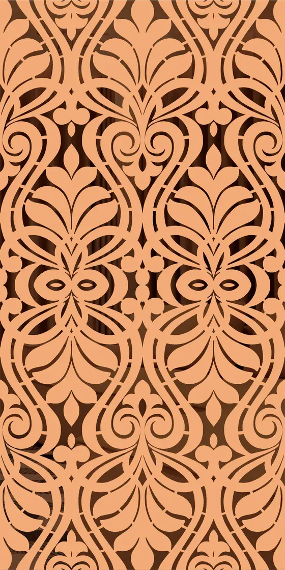 Etched design No. 461 in Rose Gold