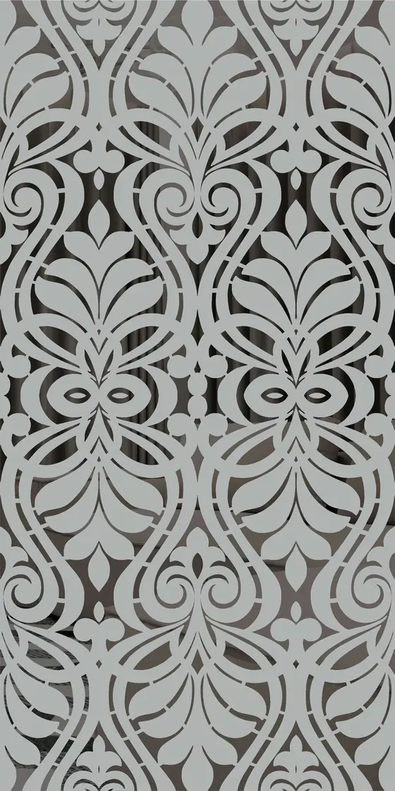 Etched design No. 461 in Silver